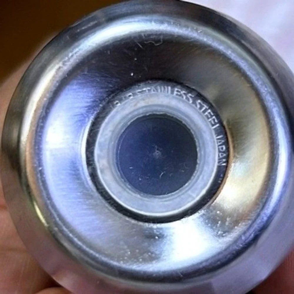 Vintage Japan Stainless Steel Salt Pepper Shakers Mid Century Modern